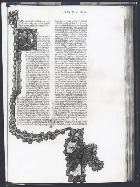 Miniatore della Bibbia di Corradino - sec. XIII - Bibbia di Corradino