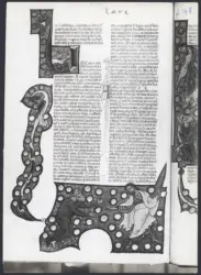 Miniatore della Bibbia di Corradino - sec. XIII - Bibbia di Corradino