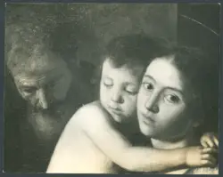 Merisi Michelangelo (Caravaggio) - sec. XVI - Sacra Famiglia con san Giovannino
