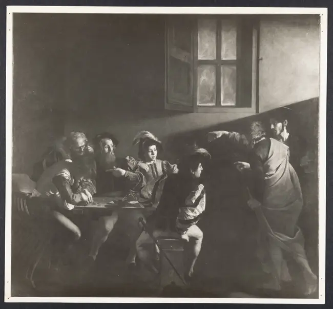 Merisi Michelangelo (Caravaggio) - sec. XVI - Vocazione di san Matteo Evangelista