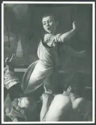 Roma - Chiesa di S. Luigi dei Francesi. Caravaggio. Martirio di S. Matteo. Dettaglio