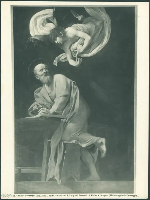 Roma - Chiesa di S. Luigi dei Francesi. S. Matteo e l'Angelo. (Michelangelo da Caravaggio)