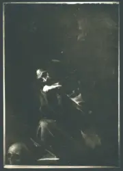 Merisi Michelangelo (Caravaggio) - copia da - sec. XVII - San Francesco d'Assisi in meditazione