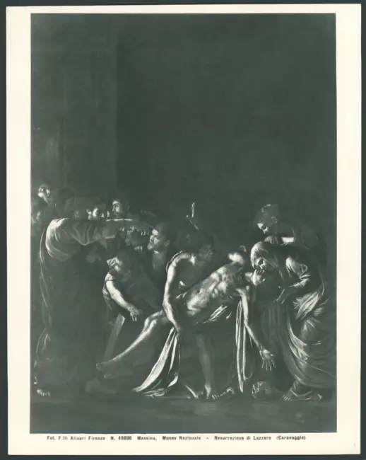 Messina, Museo Nazionale - Resurrezione di Lazzaro (Caravaggio)