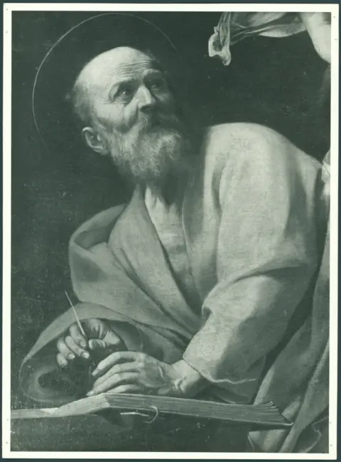 Merisi Michelangelo detto Caravaggio - sec. XVI - San Matteo Evangelista e l'angelo