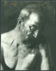 Merisi Michelangelo (Caravaggio) - sec. XVII - San Girolamo traduce la Bibbia