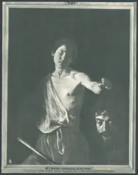 Roma. Galleria Borghese. David colla testa di Golia; Caravaggio