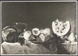 Merisi Michelangelo (Caravaggio) - sec. XVI - Natura morta con frutta e brocca