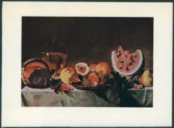 Merisi Michelangelo (Caravaggio) - sec. XVI - Natura morta con frutta e brocca