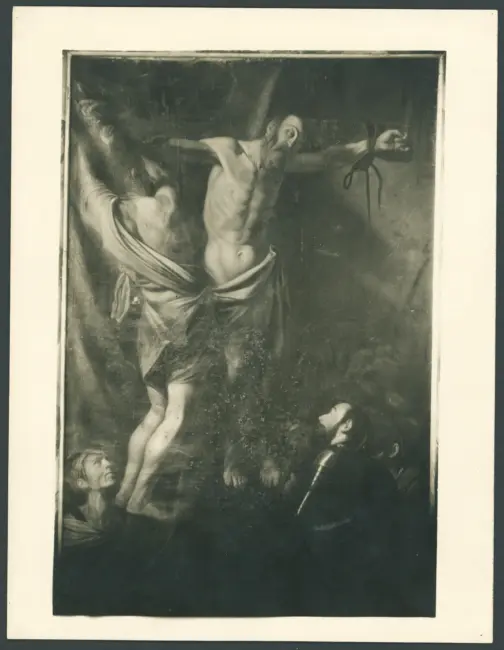 Merisi Michelangelo (Caravaggio) - copia da - sec. XVII - Crocifissione di sant'Andrea