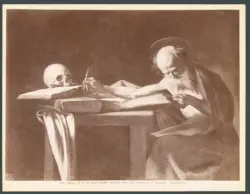 Roma - Caravaggio - Galleria della Villa Borghese. San Girolamo. (Spagnoletto.)