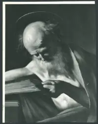 Merisi Michelangelo (Caravaggio) - sec. XVII - San Girolamo scrivente