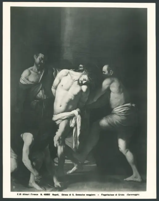 Napoli, Chiesa di S. Domenico - Flagellazione di Cristo (Caravaggio)
