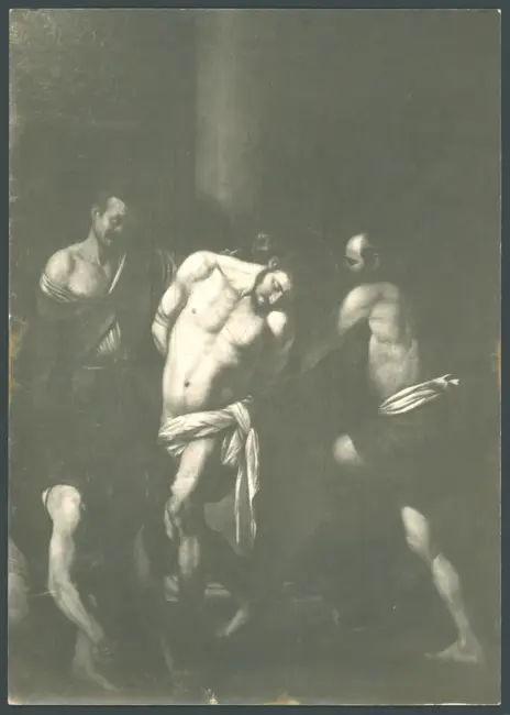 Merisi Michelangelo (Caravaggio) (copia da) - sec. XVII - Flagellazione di Cristo
