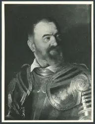 Anonimo caravaggesco - sec. XVII - Ritratto di Alof de Wignacourt in armatura e del suo paggio (Alessandro Costa)