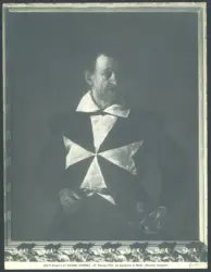 Ritratto di cavaliere di Malta con rosario e spada (Alof de Wignacourt?)