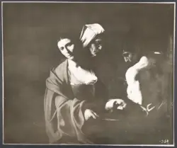 Merisi Michelangelo (Caravaggio) - sec. XVII - Salomè con la testa di san Giovanni Battista